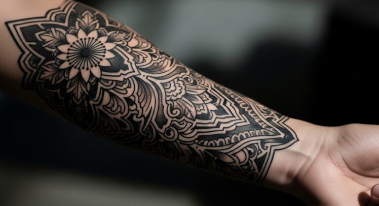 23 Bold Blackwork Outer Forearm Tattoos Worth the Pain