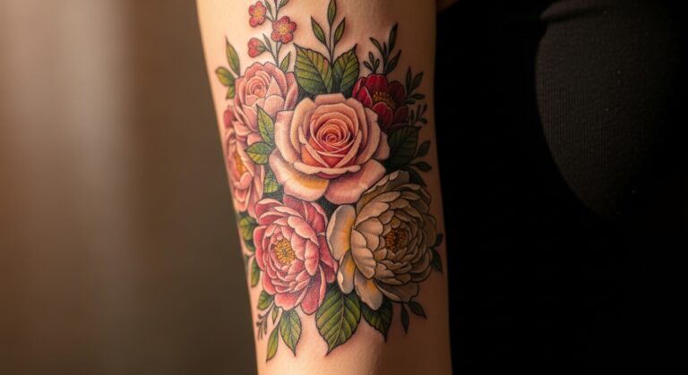 21 Best Floral Outer Forearm Tattoos Every Woman Will Love