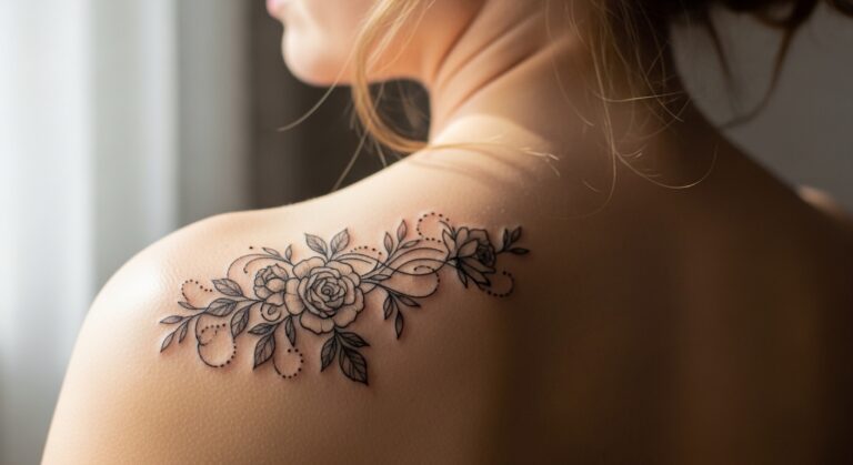 12 Striking Delicate Upper Back Tattoos Every Woman Will Love