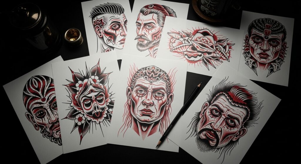 traditional tattoo art for men