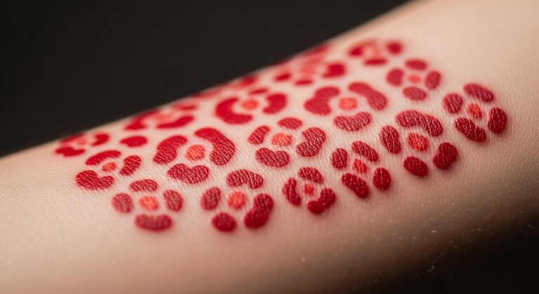 23 Minimalist Red Ink Leopard Print Tattoos You’ll Want to Try