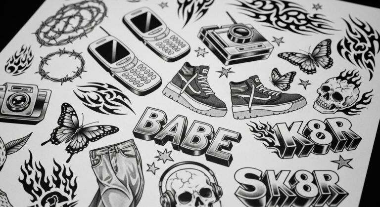 11 Heartfelt Bold Y2K Tattoos You’ll Want to Try
