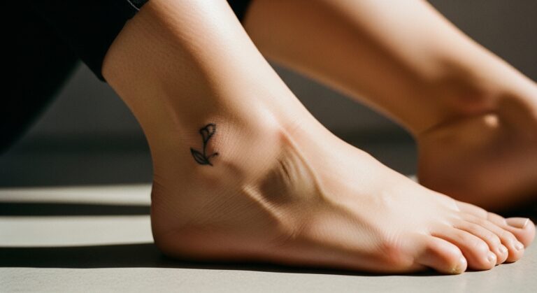 9 Edgy Minimalist Ankle Foot Tattoos Worth the Pain