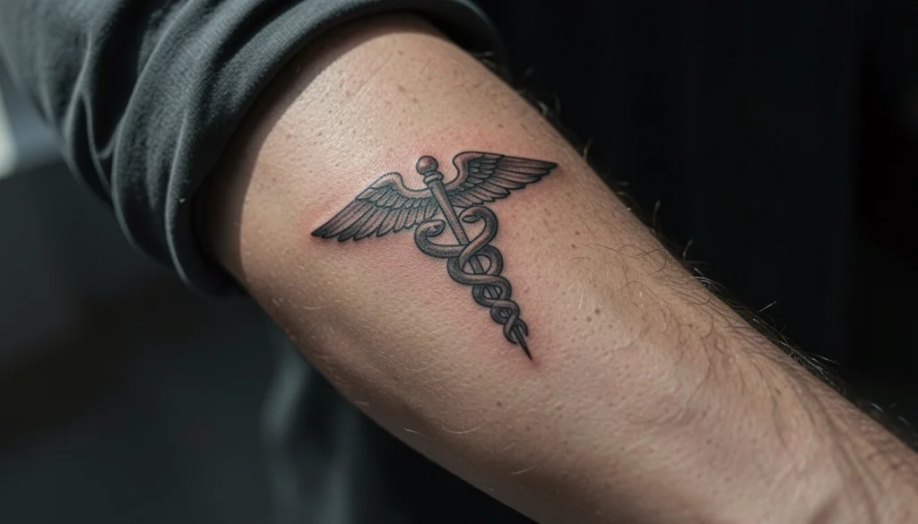Small Greek Mythology Tattoos Men