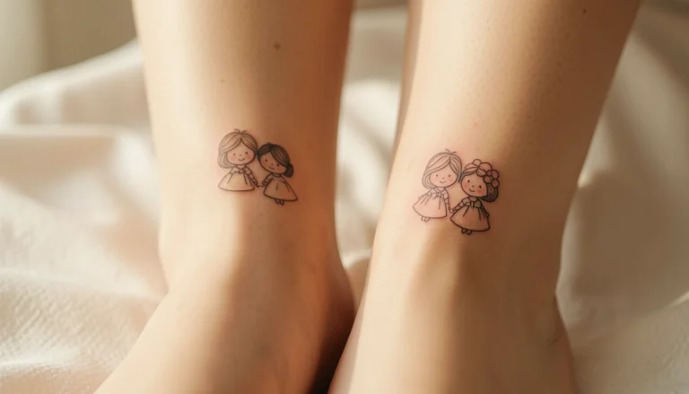 35 Gorgeous Small Sister Tattoos for 2 That Will Inspire You