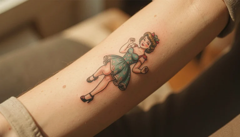 23 Powerful Small Pin Up Tattoos Taking Pinterest by Storm