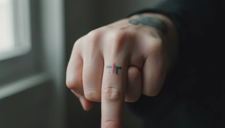 51 Standout Small Finger Tattoos Made for Bold Men
