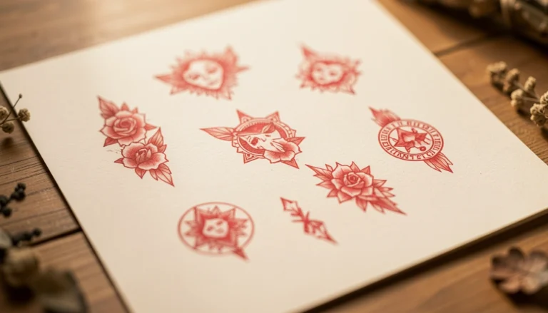 10 Fierce Small Red Tattoos for the Modern Woman