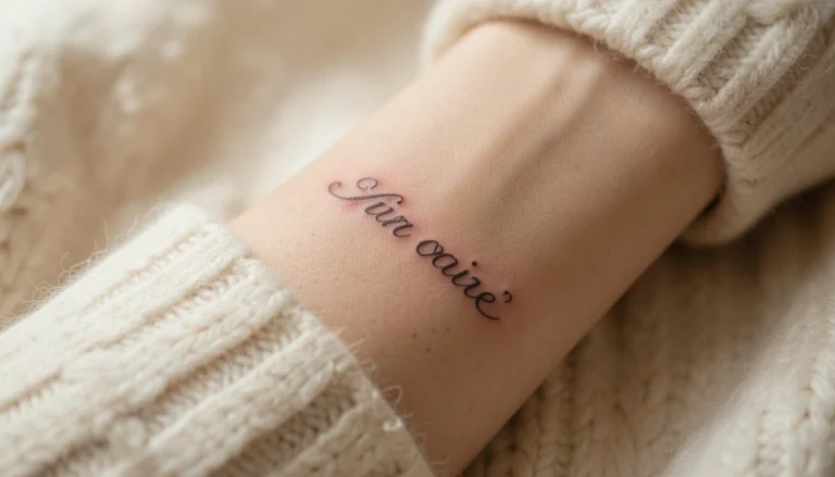 51 Striking Small Name Tattoos Every Woman Will Love