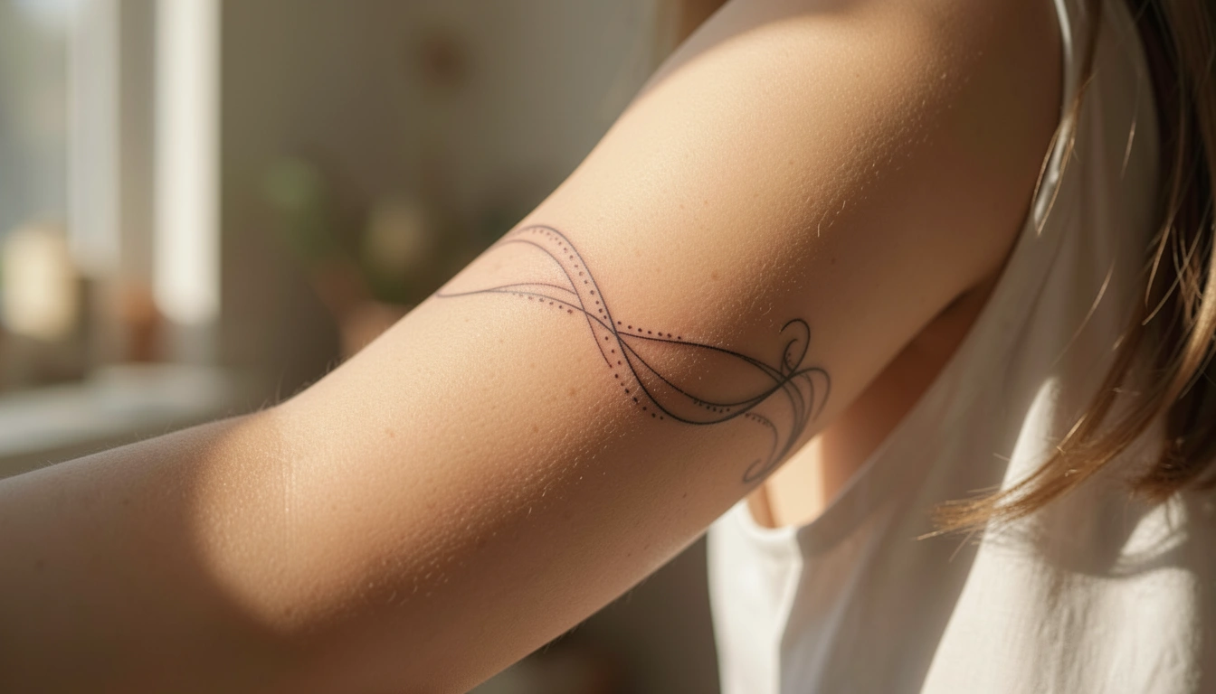 7 Pretty Small Wrap Around Arm Tattoos Every Woman Will Love