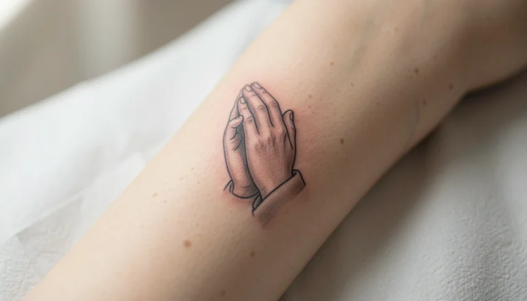 15 Heartfelt Small Praying Hands Tattoos to Honor Your Journey