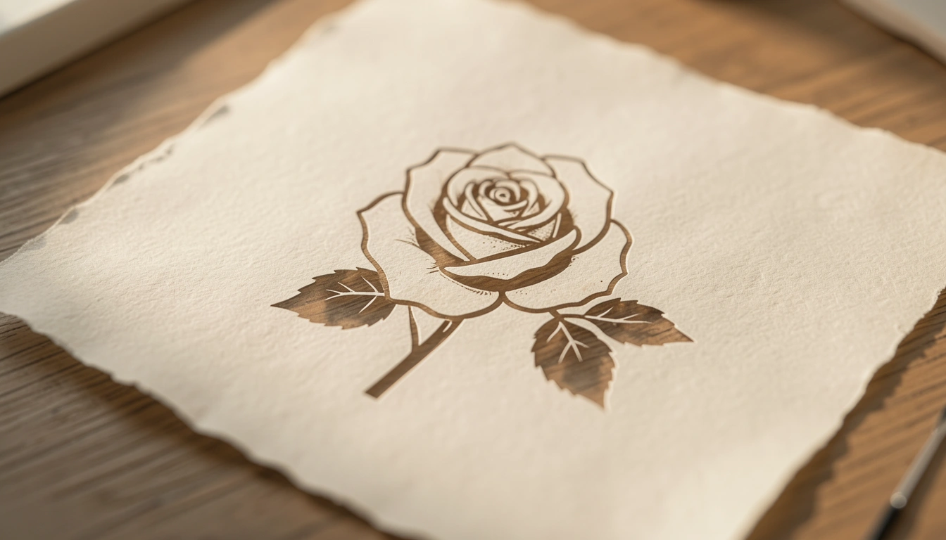 11 Delicate Rose Tattoo Stencil for the Modern Woman