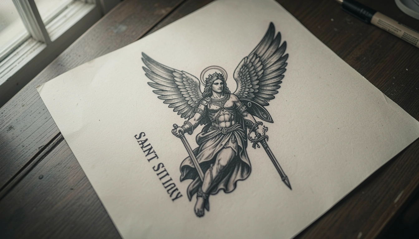 30 Inspiring Aesthetic Saint Michael Tattoos Taking Pinterest by Storm
