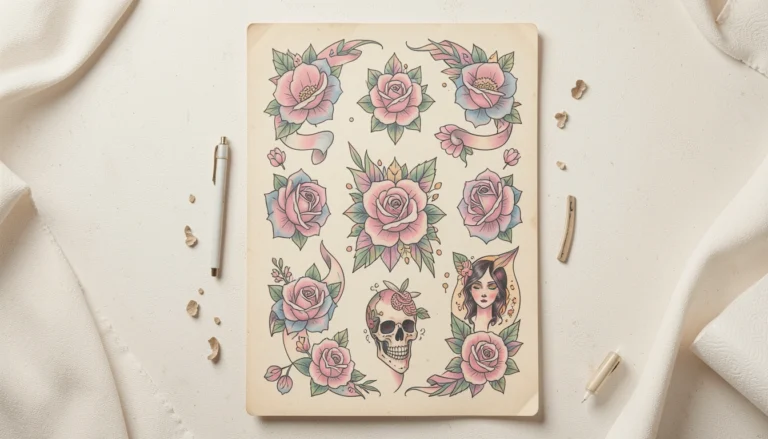 31 Bold Elegant Feminine American Traditional Tattoos You’ll Want to Try