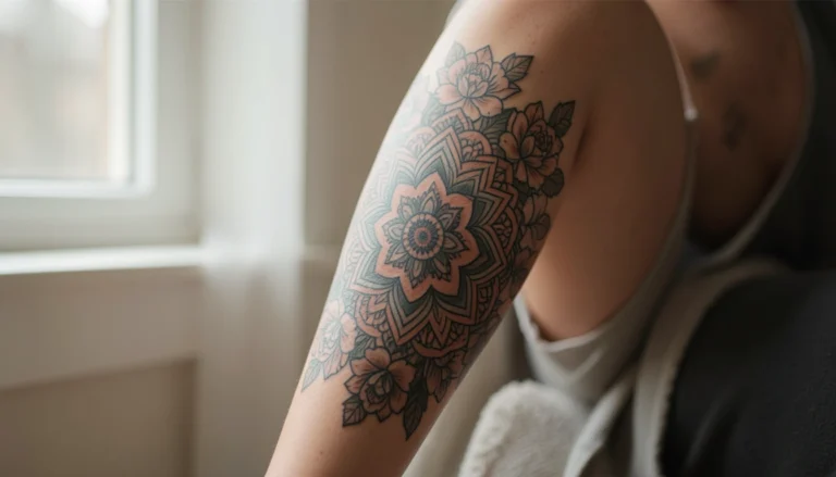 21 Feminine Leg Sleeve Tattoos Every Woman Will Love