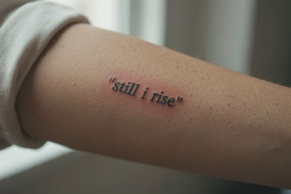 21 Bold Small Still I Rise Tattoos with Hidden Meaning