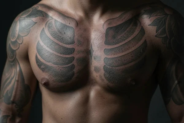 17 Bold Aesthetic Rib Tattoos for Every Man Will Love