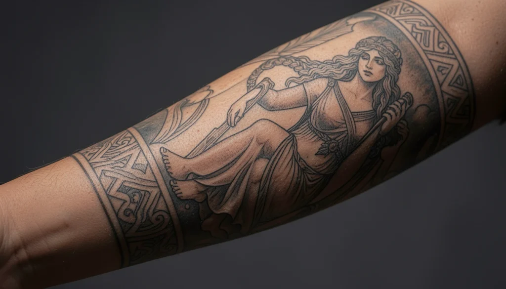 Sleeve Greek Mythology Tattoos Designs