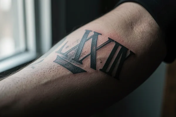 27 Standout Bold Roman Numeral Tattoos Every Man Will Love