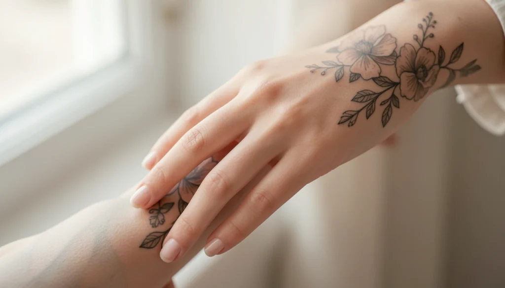 Elegant Hand Tattoos For Women