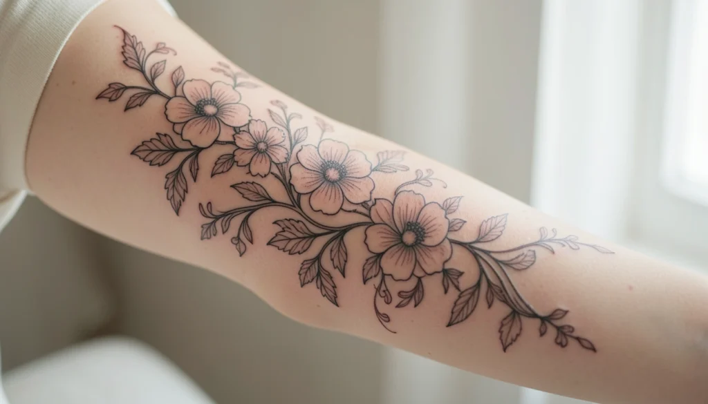 Elegant Feminine Tattoo Sleeves