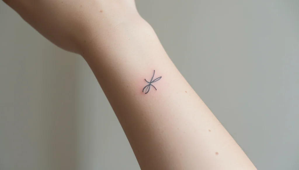 Minimalist Top Forearm Tattoos Inspo