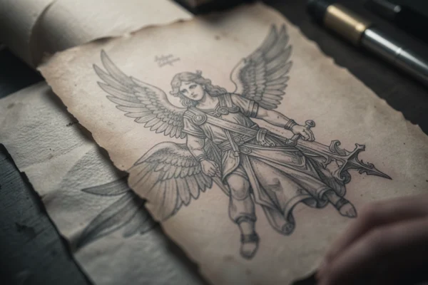 30 Inspiring Aesthetic Saint Michael Tattoos Taking Pinterest by Storm