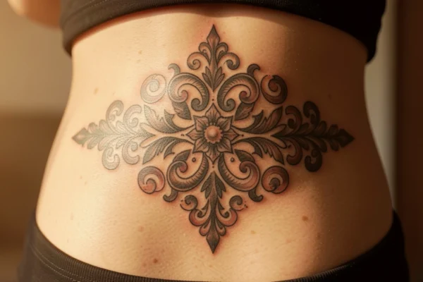 20 Creative Aesthetic Tramp Stamp Tattoos for Black Women Taking Pinterest by Storm