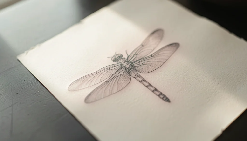 Dragon Fly Tattoo For Women