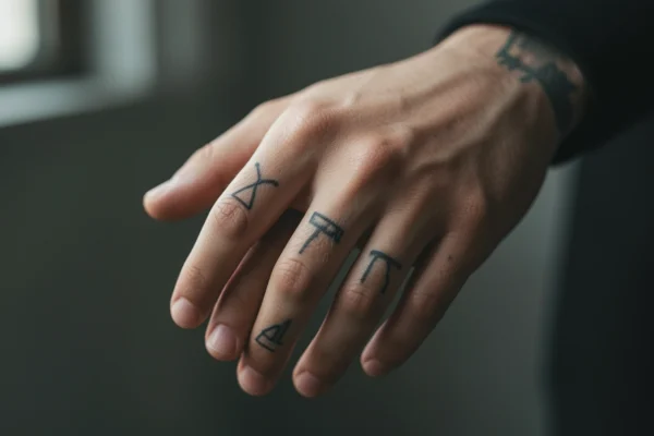 13 Stunning Aesthetic Finger Tattoos Made for Bold Men