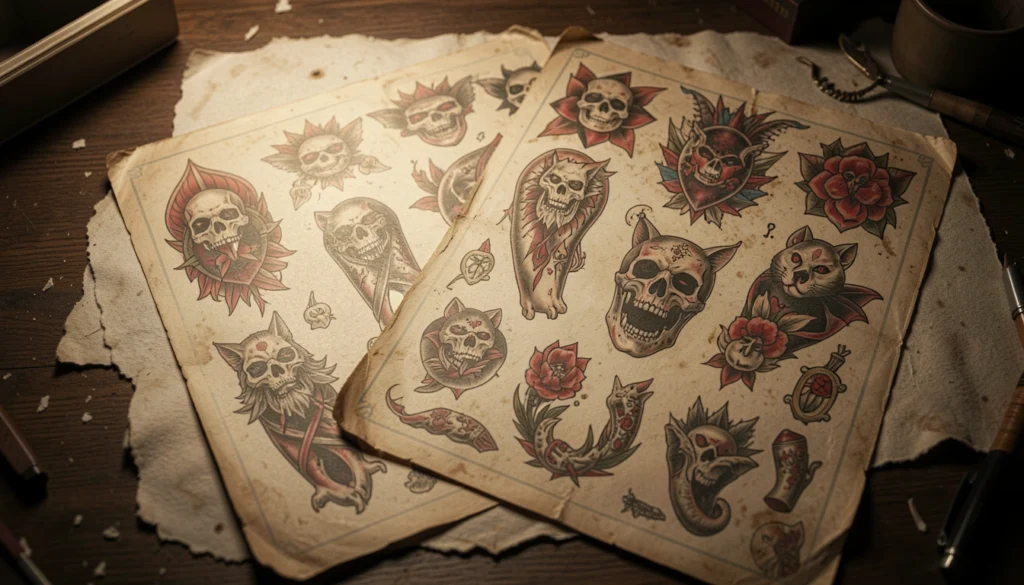 Aesthetic Tattoo Flash Art 2026