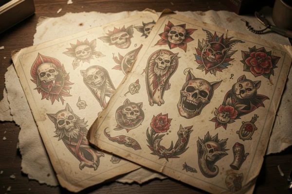 33 Magical Aesthetic Tattoo Flash Art Worth Stealing