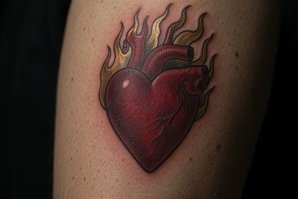 13 Meaningful Bold Sacred Heart Tattoos with Hidden Meaning