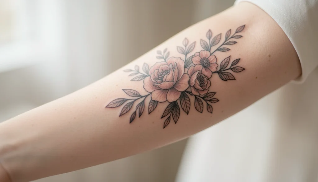 Elegant Forearm Tattoo Women