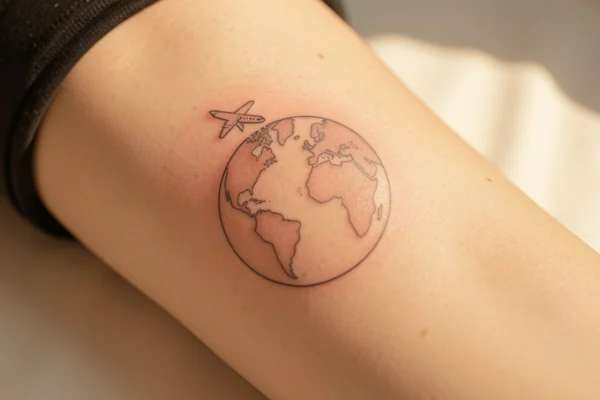 11 Heartfelt The World Is Yours Tattoos to Honor Your Journey