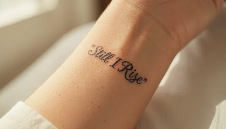 21 Bold Small Still I Rise Tattoos with Hidden Meaning