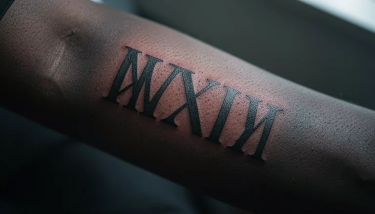 27 Standout Bold Roman Numeral Tattoos Every Man Will Love