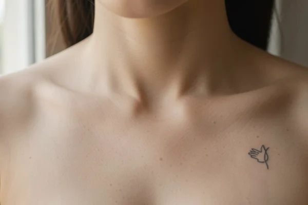 30 Dainty Minimalist Small Chest Tattoos Worth the Pain