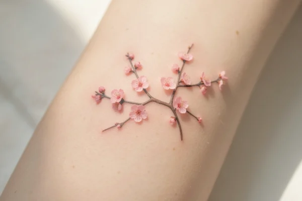 Need Minimalist Cherry Blossom Tattoos Inspiration? Try These 11
