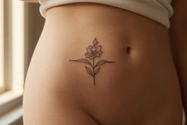 35 Charming Minimalist Side Hip Tattoos Worth the Pain