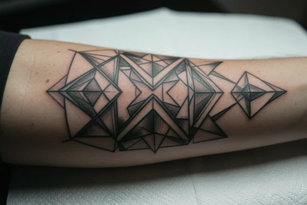 10 Minimalist Geometric Top Forearm Tattoos Made for Bold Men