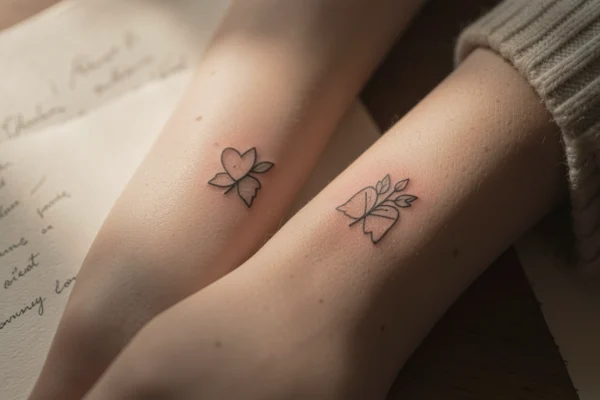 12 Dreamy Minimalist Matching Sister Tattoos You’ll Want to Try