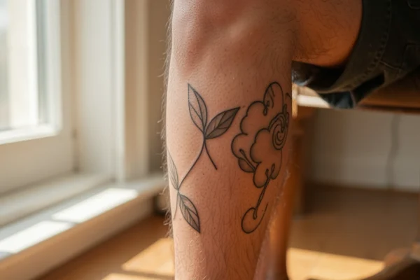 11 Aesthetic Minimalist Leg Tattoos Made for Bold Men