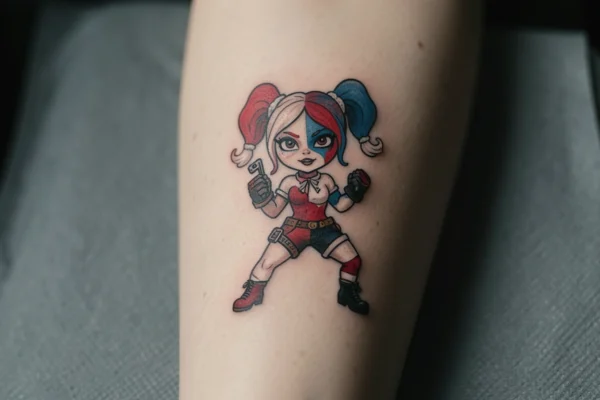 31 Soft Minimalist Harley Quinn Inspired Tattoos for True Fans