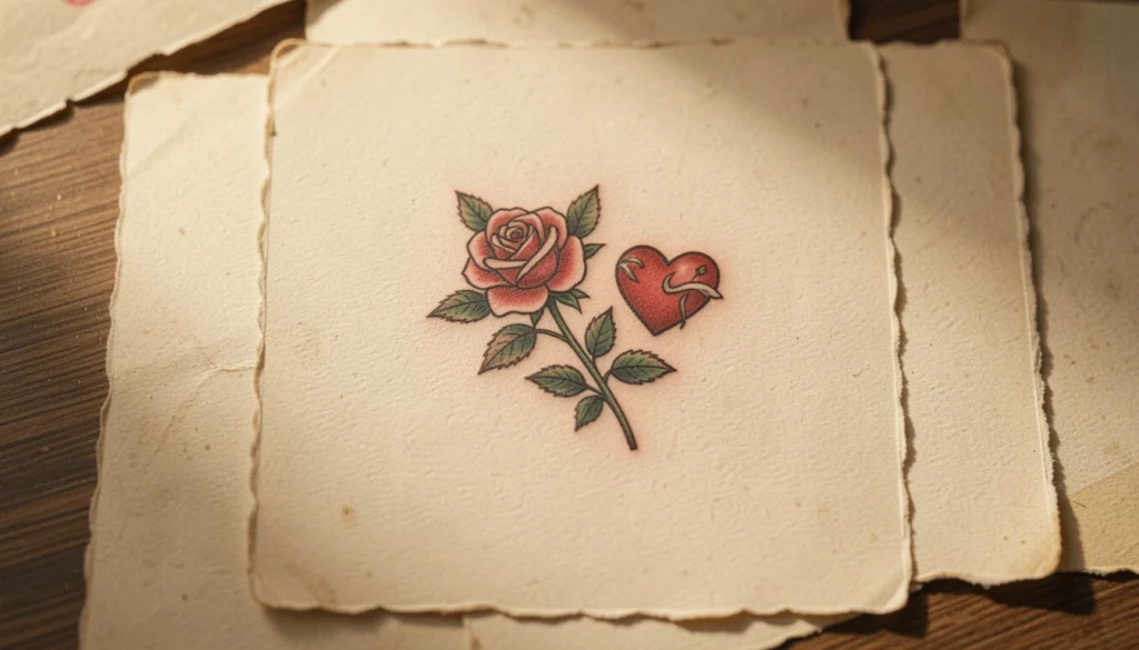 Minimalist Feminine American Traditional Tattoos Ideas