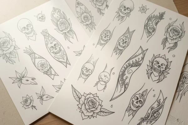 25 Gorgeous Minimalist Tattoo Flash Art Worth Stealing