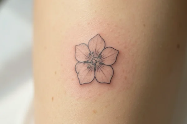 31 Empowering Minimalist July Birth Flower Tattoos Worth Stealing