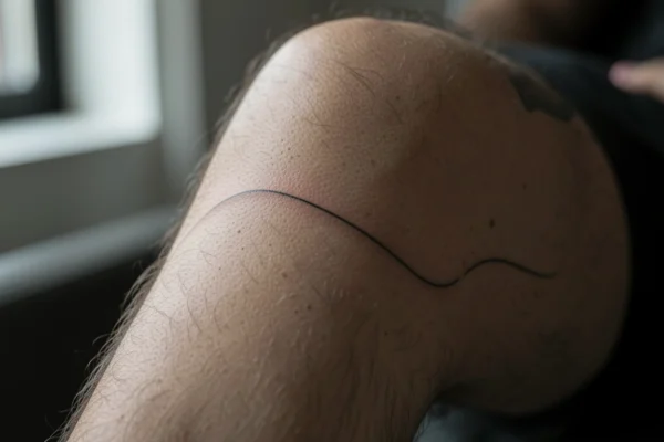 17 Unique Minimalist Knee Tattoos Made for Bold Men
