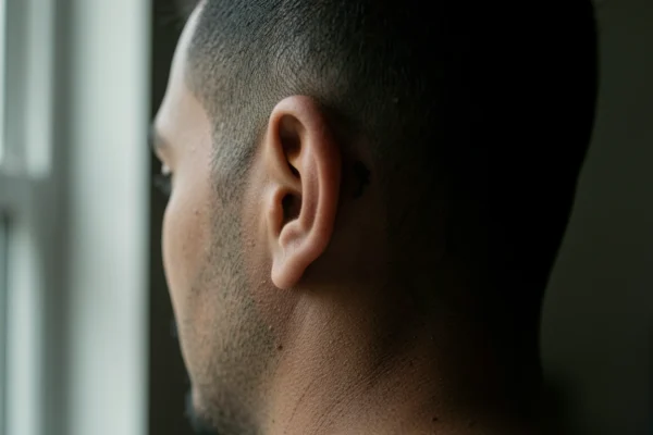33 Iconic Small Behind Ear Tattoos Made for Bold Men
