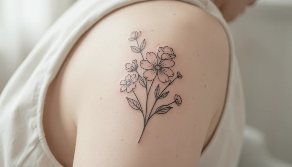 Minimalist Feminine Back Tattoos Ideas